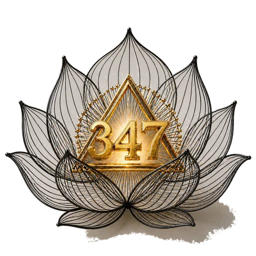 347 Awakening lotus logo